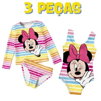 Imagem da promoção Kit Uv Infantil (Camisa De Proteção + Biquíni+ Body) Menina Verão