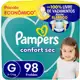 Fralda Pampers Confort Sec Tamanho G 98 Unidades em oferta