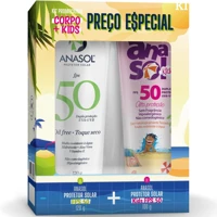 Imagem da promoção Kit FPS 50 Corpo 120g + FPS 50 Kids 100g - Anasol