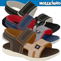 Imagem da promoção Sandália Papete Infantil Menino Molekinho Masculina Básica Conforto ORIGINAL