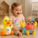 KIT Brinquedo Caranguejo Fujão + Pato Dançarino Musical Brinquedo Infantil Interativo Sensorial em oferta