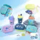 Kit Design Astronauta Azul - Baleia Rosa e Dinossauro Verde Marmita Lancheira Infantil+COPO em oferta