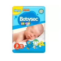 Fralda Babysec Ultrasec P 46 Unidades em oferta na Magazine Luiza