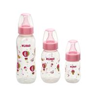 Imagem da promoção Kit Mamadeira Kuka Natural Color Universal - Rosa 3 Unidades