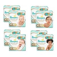 Imagem da promoção Kit Fraldas Pampers Premium Care ( M, G, XG e XXG )