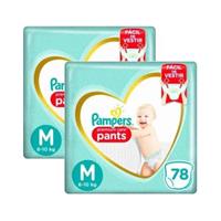 Imagem da promoção Kit Fraldas Pampers Premium Care Pants M 156 unidades