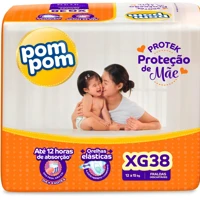Imagem da promoção Fralda Pom Pom Protek Proteção de Mãe  XG 38 Unidades