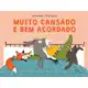 Muito cansado e bem acordado em oferta