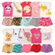 Kit Sortido 10 Peças de Roupas Infantil Menina em oferta