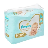 Imagem da promoção Fralda Pampers Premium Care M 80 Unidades