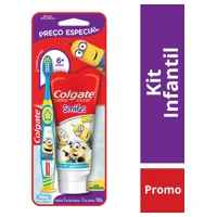 Imagem da promoção Escova de Dente + Creme Dental Infantil Colgate Smiles 100g