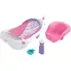 Banheira Deluxe 4 em 1 Rosa - Fisher-Price Baby em oferta