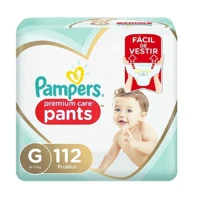 Imagem da promoção Fralda Pampers Pants Premium Care G 112 unidades