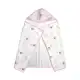 Toalha De Banho Felpuda Papi C/ Capuz Estampado Rosa em oferta