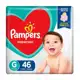 Fralda Pampers Supersec G 46 unidades em oferta