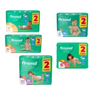 Imagem da promoção Fralda Personal Baby Protect&Sec ( P, M, XG e XXG ) [Comprando 3 Pacotes]