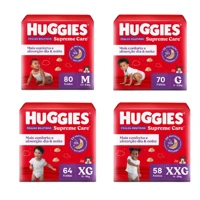 Imagem da promoção Fralda Huggies Supreme Care Roupinha ( M, G, XG e XXG )