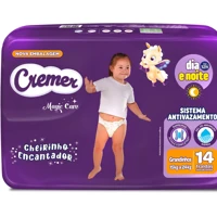 Imagem da promoção Fralda Cremer Jumbo Grandinhos 14 Unidades (15 a 24kg)
