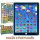 Tablet Brinquedo Didático Educativo Infantil Crianças Inglês/Português 54 em oferta
