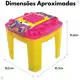 Blocolândia Mesa De Atividades Educativa Rosa 2653 Dismat em oferta