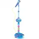 Microfone Pedestal Infantil Rock Show Azul, DM Toys em oferta