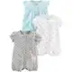 Macaquinhos Pacote com 3 macacões de encaixe Simple Joys by Carter'sMeninas em oferta