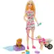 Barbie Passeio de Animais de Estimação com Cadeira de Rodas, 1 Boneca, 2 Cac em oferta