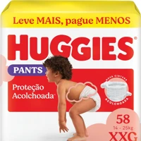 Imagem da oferta Fralda Huggies Supreme Care Roupinha XXG 58 unidades