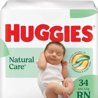 Imagem da promoção Huggies Fralda Premium Natural Care RN 34 Un (Embalagem pode variar)