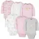Conjunto de camisetas para bebs Pacote com 6 bodies de manga comprida GerberMeninas em oferta
