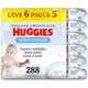 Kit Lenços Umedecidos Huggies Recém Nascido - 6 pacotes em oferta
