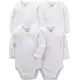Simple Joys by Carter's Pacote com 4 bodies unissex com Botões Laterais em oferta