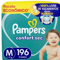 Imagem da promoção Fralda Pampers Confsec Ultra M 196 Unidades