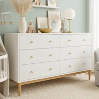 Imagem da promoção Cômoda Oslo 6 Gavetas Luxo Design Moderno