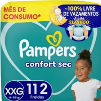 Imagem da oferta Fralda Pampers Confort Sec XXG 112 Unidades
