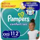 Fralda Pampers Confort Sec XXG 112 Unidades em oferta