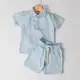 Conjunto Infantil Linho Camisa e Short Menino 2 Peças em oferta