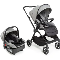 Imagem da promoção Carrinho + Bebê Conforto + Base veicular (Safety 1st, Travel System Magnific Trio, Grey Denin)