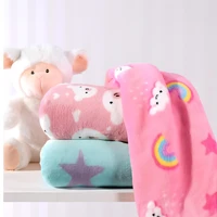 Imagem da promoção Manta Cobertor De Bebê Estampada 1,00 x 0,80m Menina e Menino Cobertinha De Berço