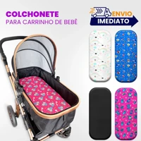 Imagem da promoção Colchão para carrinho Moises Colchonete carrinho com fronha Menino, Menina e Neutro carrinho de bebe