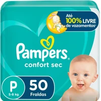 Imagem da promoção Fralda Pampers Confort Sec Tamanho P 50 Unidades