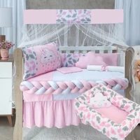 Imagem da promoção Kit de Berço Americano Completo Com Ninho Redutor Menina e Menino 12 Peças