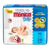 Imagem da promoção Fralda Turma da Mônica Baby M com 28