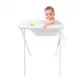 Banheira Ofurô Com Suporte Dobrável 34l Bebê Infantil Branca Resistente Barato em oferta