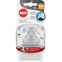 Imagem da promoção NUK Bico Fc Advanced Silicone Liq. Média Consistência S1 - Tam 1 (0-6 Meses) - Tam M