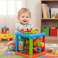 Imagem da promoção Brinquedo de Menino Blocos Interativos Educativo Letras e Peças Interativas Para Desenolvimento Infa