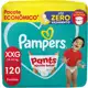 Fralda Pampers Ajuste Total XXG 120 unidades em oferta