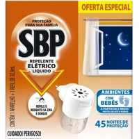 Imagem da promoção SBP Repelente Elétrico Líquido 45 Noites Novo Aparelho + Refil