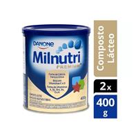 Imagem da promoção Kit Composto Lácteo Milnutri Original Premium+ - 400g 2 Unidades