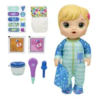 Boneca Baby Alive Aprendendo a Cuidar Loira E6937 Hasbro em oferta na Casas Bahia